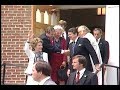 President Reagan and Nancy Reagan attend Church in Huntsville, Tennesse on May 2, 1982