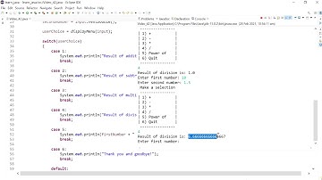 Java 42: Use a do-while loop to display the user menu until the user decides to quit