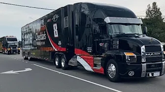 2025 Darlington Raceway Car Hauler Parade for the Southern 500. 