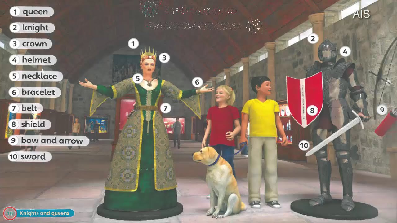 Super Minds 4 Unit 1 In The Museum Page 10 Vocabulary Youtube