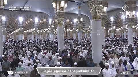 صلاة الفجر للشيخ محمد برهجي من المسجد النبوي الشريف 6 صفر 1447 خواتيم سورة الروم 