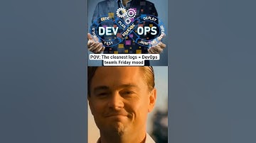 POV: The cleanest logs = DevOps team’s Friday mood #devopsengineering #memes  #softwareengineer