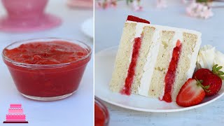 Strawberry Cake Filling Recipe 🍓 screenshot 4