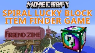 Minecraft: Spiral Lucky Block Item Finder Game / Mini-Game / Custom Map screenshot 4