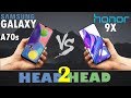 Samsung Galaxy A70s  VS HONOR 9X