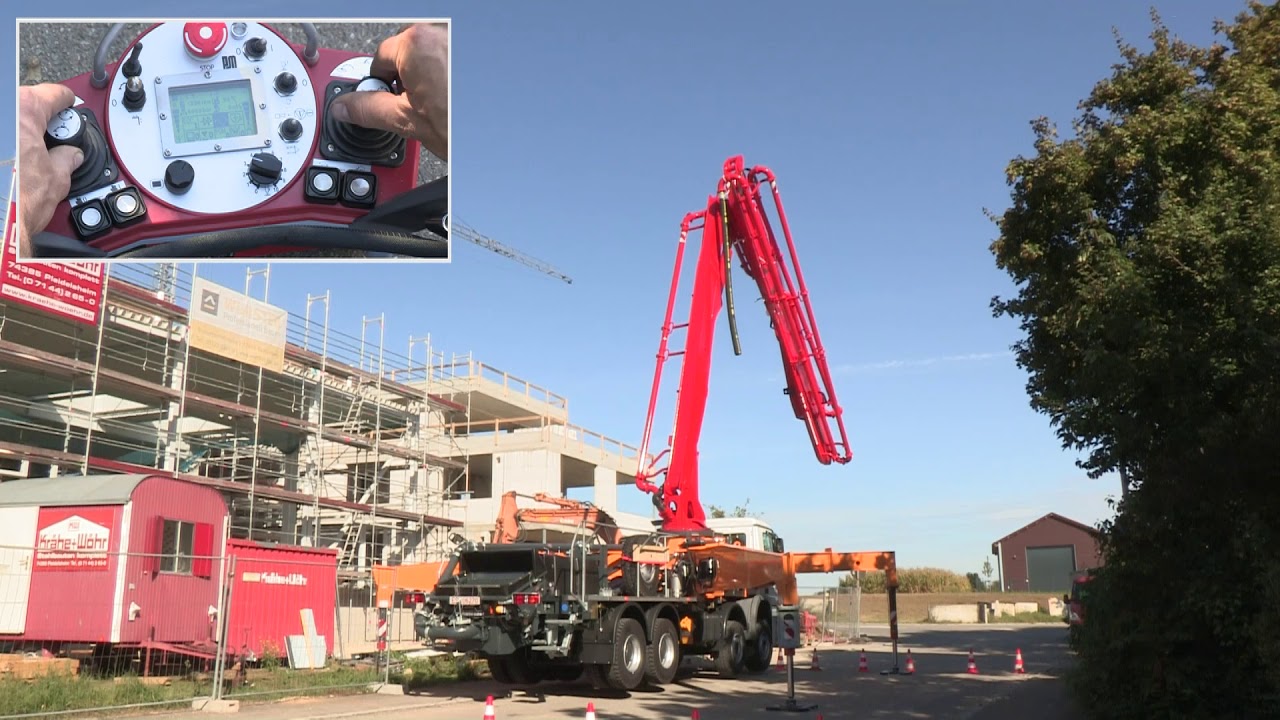 Everdigm Concrete Pumps Free Flow Hydraulic System Youtube
