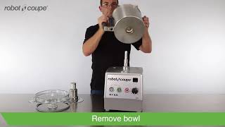 Robot-Coupe Cutter Mixers R 5, R 5 V.V., R 7, R 7 V.V. - Cleaning and maintenance