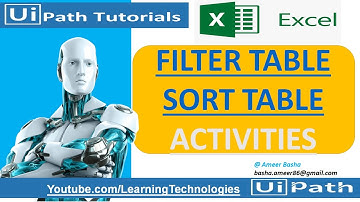 UiPath Tutorial || Day 37 :  Filter Table and Sort Table activities (Create Table)