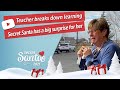 Teacher breaks down learning a Secret Santa has a big surprise for her