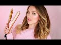 HOW TO CURL YOUR HAIR WITH A TWIST IRON STRAIGHTENER | SOFT BIG BEACH WAVES FOR SHORT TO MEDIUM HAIR