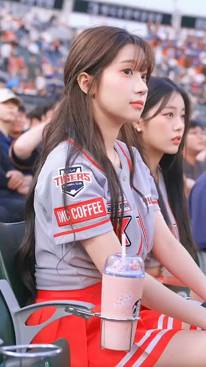 Korean cheerleader goddess, love love #goddess #cheerleader #baseball girl #ballgame #trending