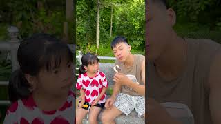 Quiet!🐓 - Dad’s Eating 🤫🤣😱 #Lollipop #Funny #Youtubeshorts #Shortvideo