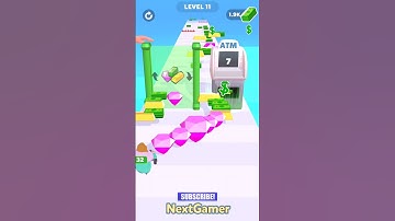 ATM Rush💰 🏧Mobile Gameplay By NextGamer (Android,iOS) Level 11 #shorts
