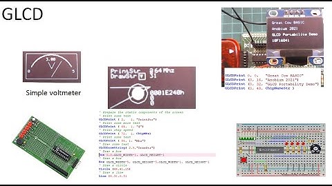 PT13: PIC18FxxQ41 chip Family - Using the PIC18FxxQ41with Great Cow BASIC I2C and a GLCD