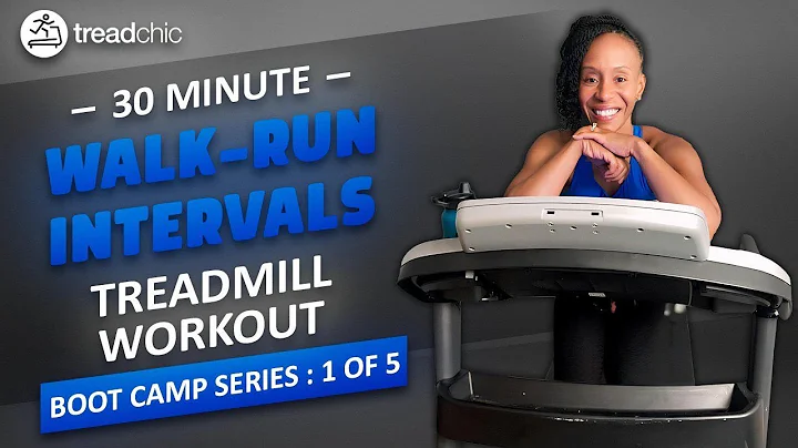 Boot Camp Series 1 of 5 - 30 Minute Walk-Run Interval Treadmill Workout| | Inclines 1.0% to 5.0%