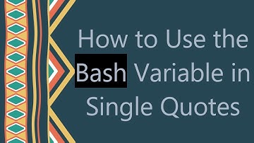 How to Use the Bash Variable in Single Quotes