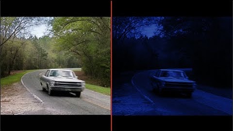 How to convert Day to Night - After effects tutorial