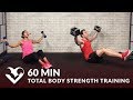 60 Minute Workout for Strength: Total Body Strength Training for Women & Men with Weights at Home