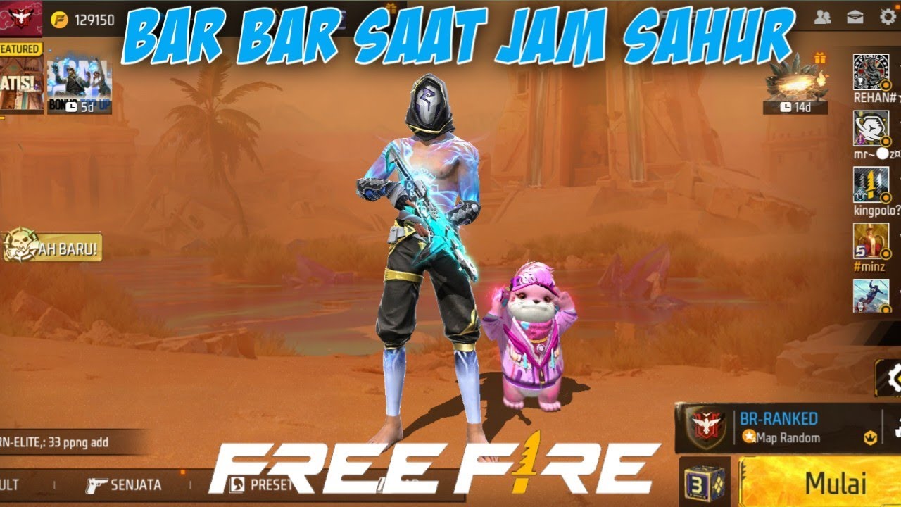 SOLO VS SQUAD BAR BAR DI JAM SAHUR!!?😱 MUSUH AUTO KETAR KETIR 😱😱