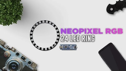 Neopixel RGB Led Ring UNBOXING | Using an 24 Bit RGB Neopixel LCD Ring with Arduino