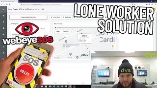 webeyeSOS Lone Worker App Solution Review screenshot 2