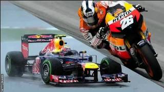 Supercar Vs Motorbike Vs F1 Car - Top Gear