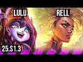 LULU & Kog'Maw vs RELL & Caitlyn (SUP) | KR Master | 25.S1.3
