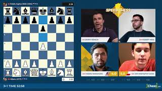 Jan-Krzysztof Duda’s double Queen sacrifice against Hikaru Nakamura (Speed Chess Championship 2019)