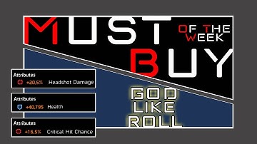 Must BUY Of The Week | GOD Like ROLLS | The Division 2 | PurePrime