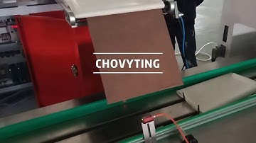 CW-400TFD+AR Fully automatic non-woven fabrics twice folding rewinding packing machine