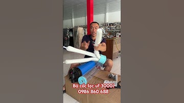 Bộ cốc lọc uf 3000l chuyên sử lý nguồn nước Nhiễn phèn sắt bùn đất tạp chất vi khuẩn