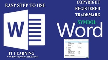 How to use copyright, registered and Trademark symbol in Microsoft word documen