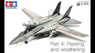 Tamiya F-14A Tomcat 1:48:  Part 4, how to paint and weather a modern US Navy jet