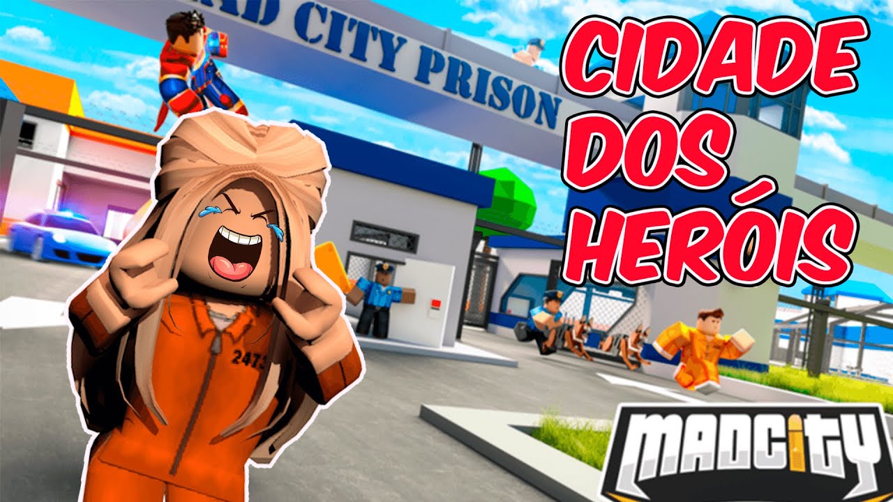 CONHECENDO A NOVA CIDADE DO ROBLOX!! (Mad City)