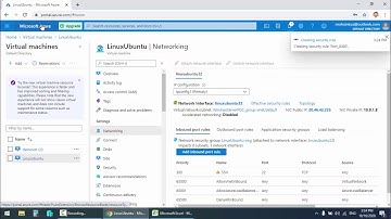 Installation of linux Ubuntu and Nginx Server in Microsoft Azure