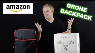 Ebay/Amazon DJI Phantom 3/4 Backpack Review (w/Drone Footage)