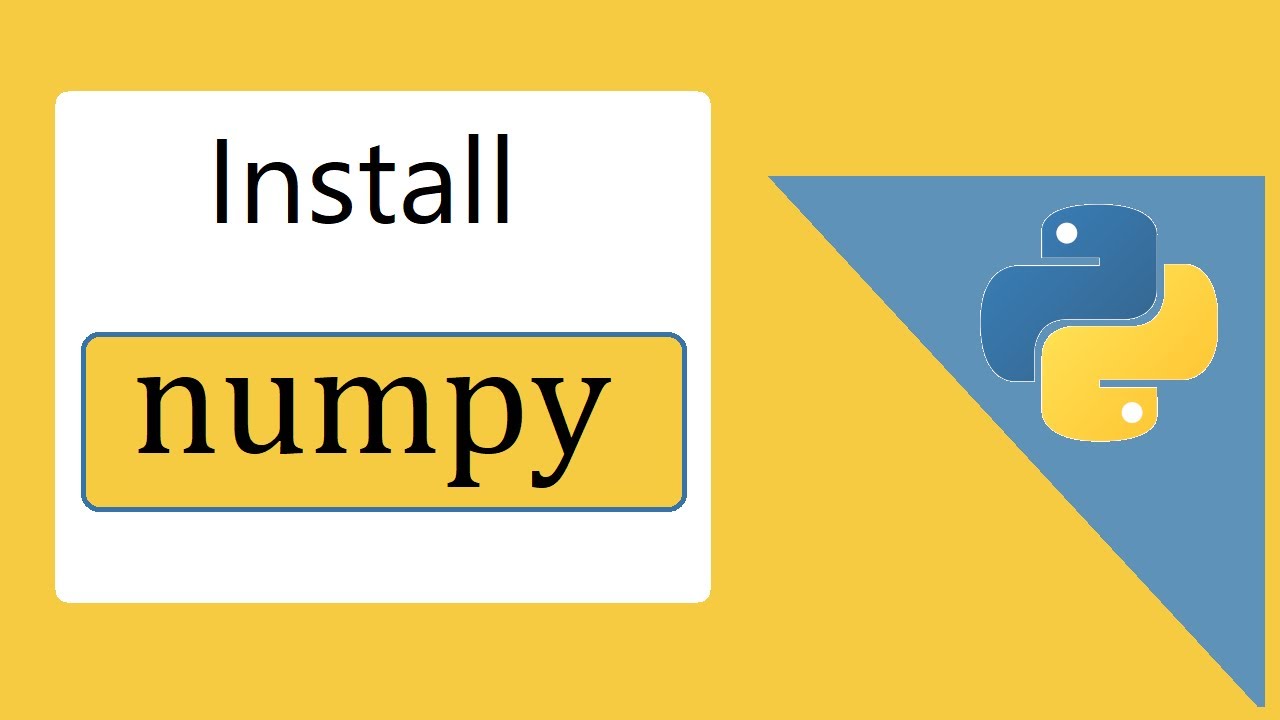 How To Install Numpy On Python 3.9 Windows 10