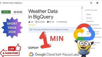 [2024] Weather Data in BigQuery || GSP009|| #quicklabs #google #googlecloudlab #arcade #solutions