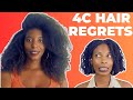 My Worst 4C  Hair Mistakes.