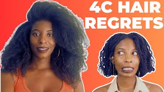 My Worst 4C Hair Mistakes.