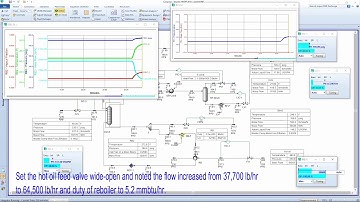Dynamic simulation for Relief scenario - Case E, Column bottoms part 2