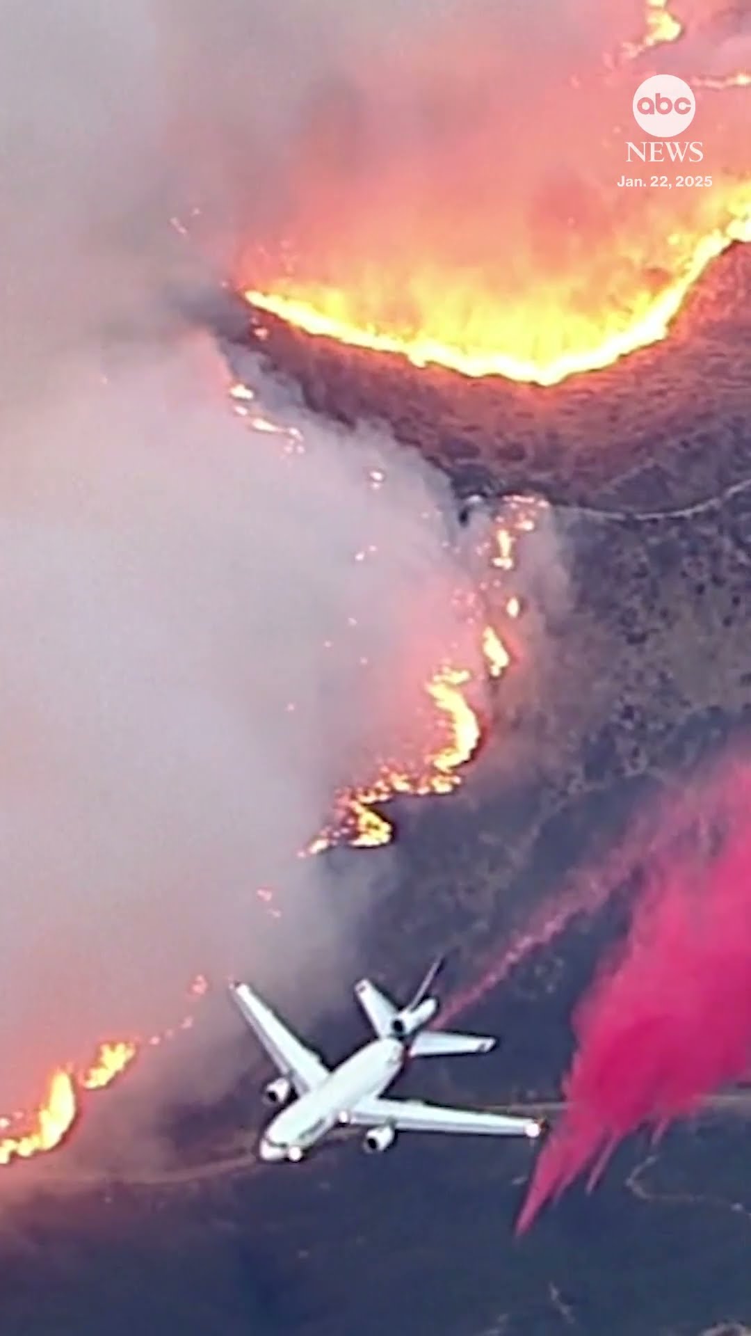 New Hughes Fire explodes north of Los Angeles