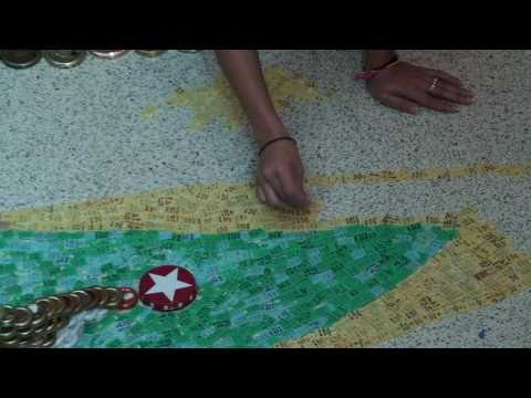 Artist Bryant Holsenbeck Creates Bottle Cap Mandala