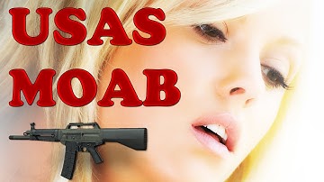 MW3 EPIC Fast USAS-12 MOAB w/TIPS! Best Shotgun in MW3