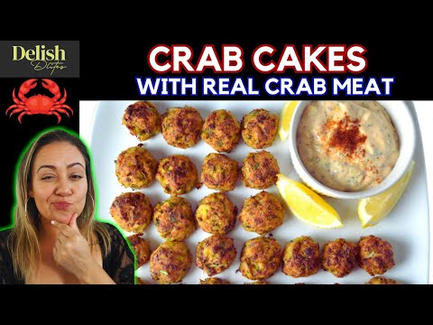 BAKED CRAB CAKE BITES | Delish D'Lites | Seafood Cuisine