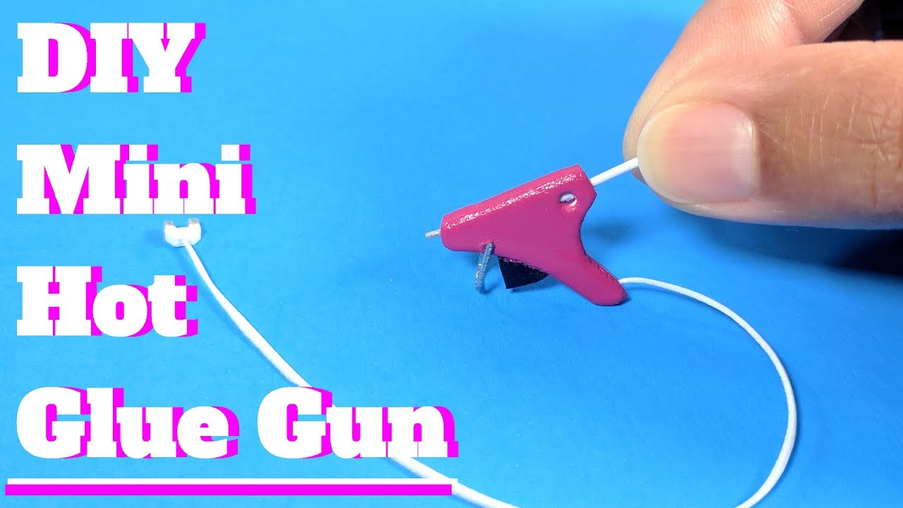 DIY Miniature Doll Hot Glue Gun 