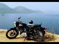 Riding bullet 350x  royal enfield  streets of udaipur