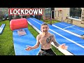 TURNED DADS GARDEN INTO A GYMNASTICS CENTRE! | Lockdown Vlog 1