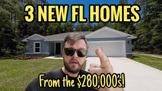 Touring 3 NEW CONSTRUCTION Florida Homes For Sale from the $280,000