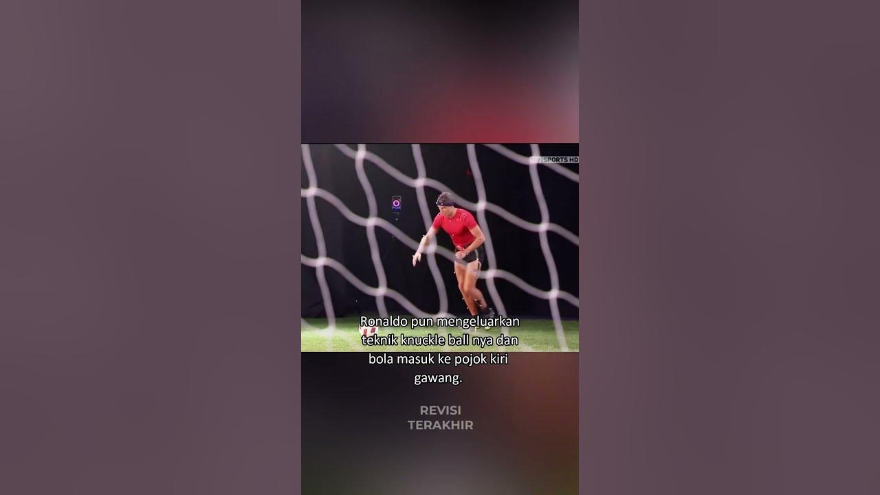 Saat ilmuwan mengetes tendangan knuckle ball Ronaldo